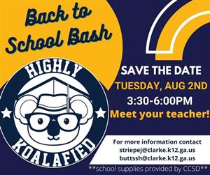 Save the date Tuesday August 7 3:30-6:00 Meet Your Teacher!