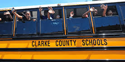Clarke Schools School Bus