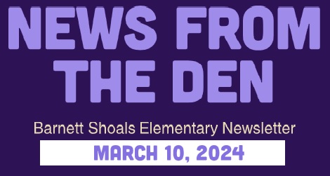  🐻🐻 School Newsletter: News from the Den (CLICK)